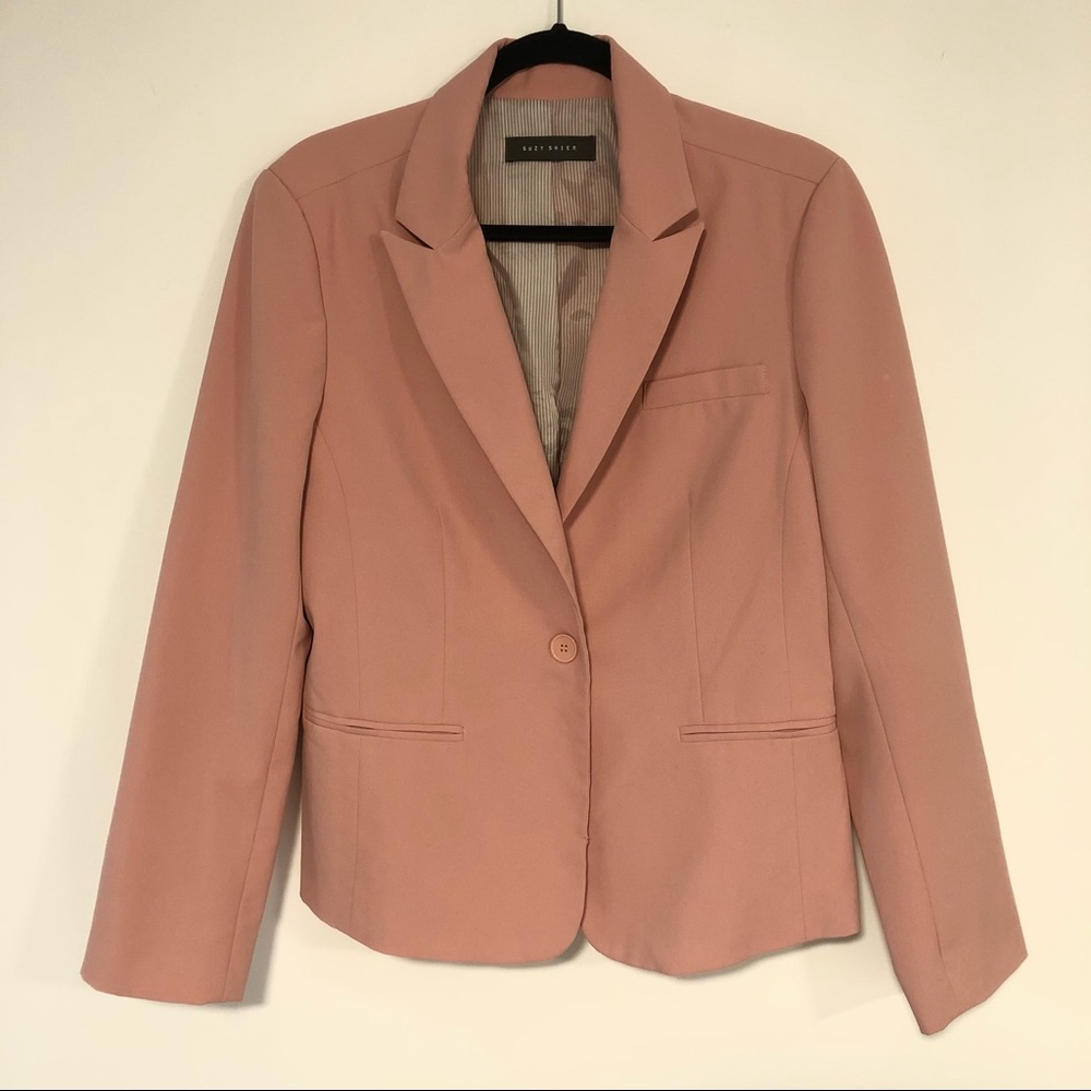 Blush Pink Blazer